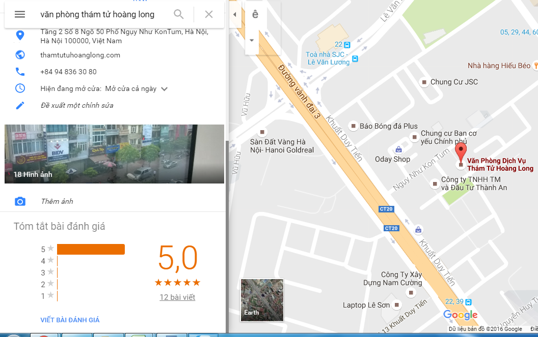 Cách seo bản đồ google map địa điểm - Kinh nghiệm từ thám tử Hoàng Long