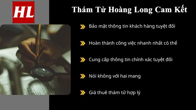 thám tử Hoàng Long là chuyên nghiệp nhất