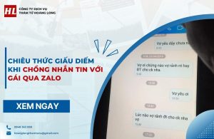 Chiêu thức giấu diếm khi chồng nhắn tin với gái qua Zalo