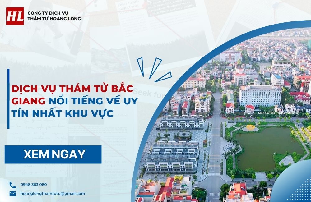 dịch vụ thám tử Bắc Giang