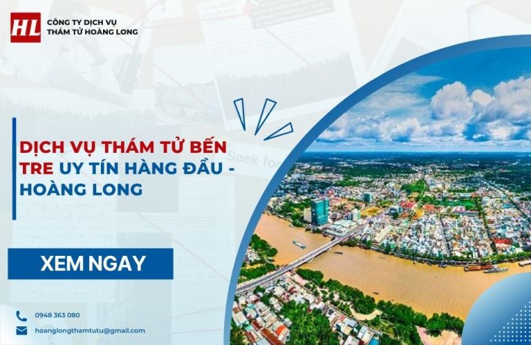 dịch vụ thám tử Bến Tre