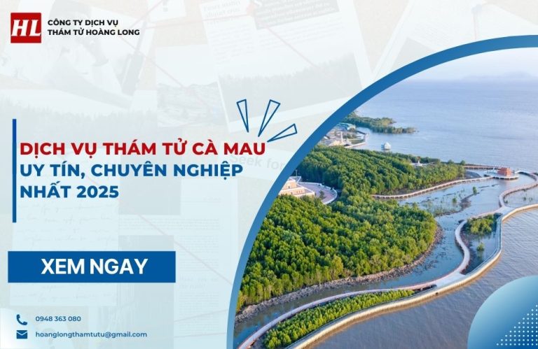 dịch vụ thám tử Cà Mau