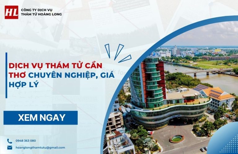 dịch vụ thám tử Cần Thơ