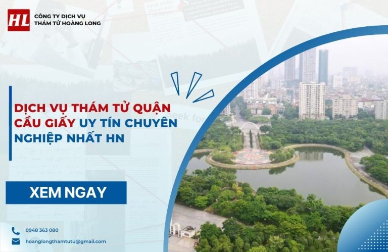 dịch vụ thám tử Quận Cầu Giấy