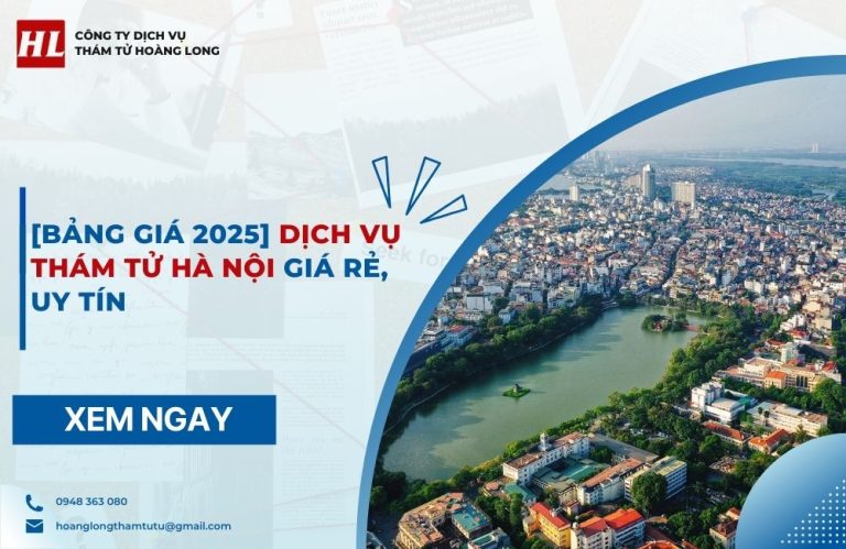 dịch vụ thám tử hà nội