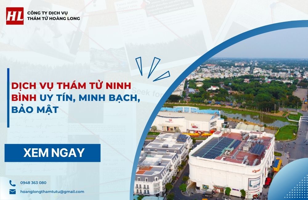dịch vụ thám tử Ninh Bình