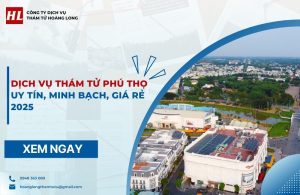 Dịch vụ thám tử Phú Thọ