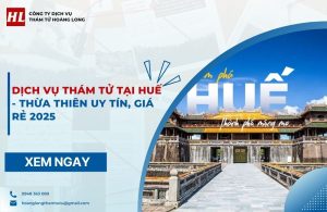 Dịch vụ thám tử tại Huế