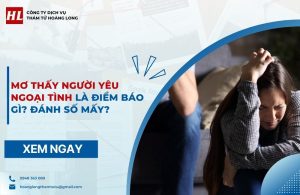 mơ thấy người yêu ngoại tình