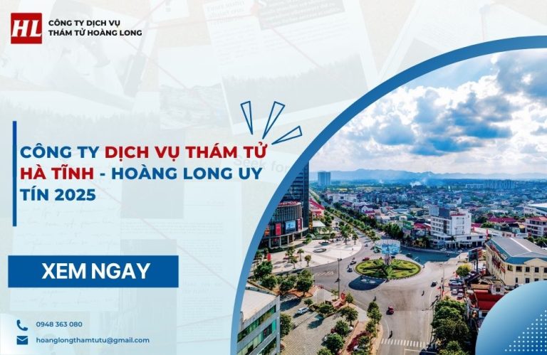 Dịch Vụ Thám Tử Hà Tĩnh