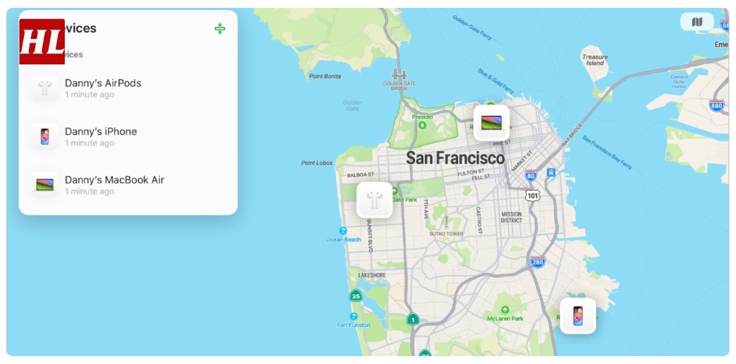 cách định vị iphone của chồng