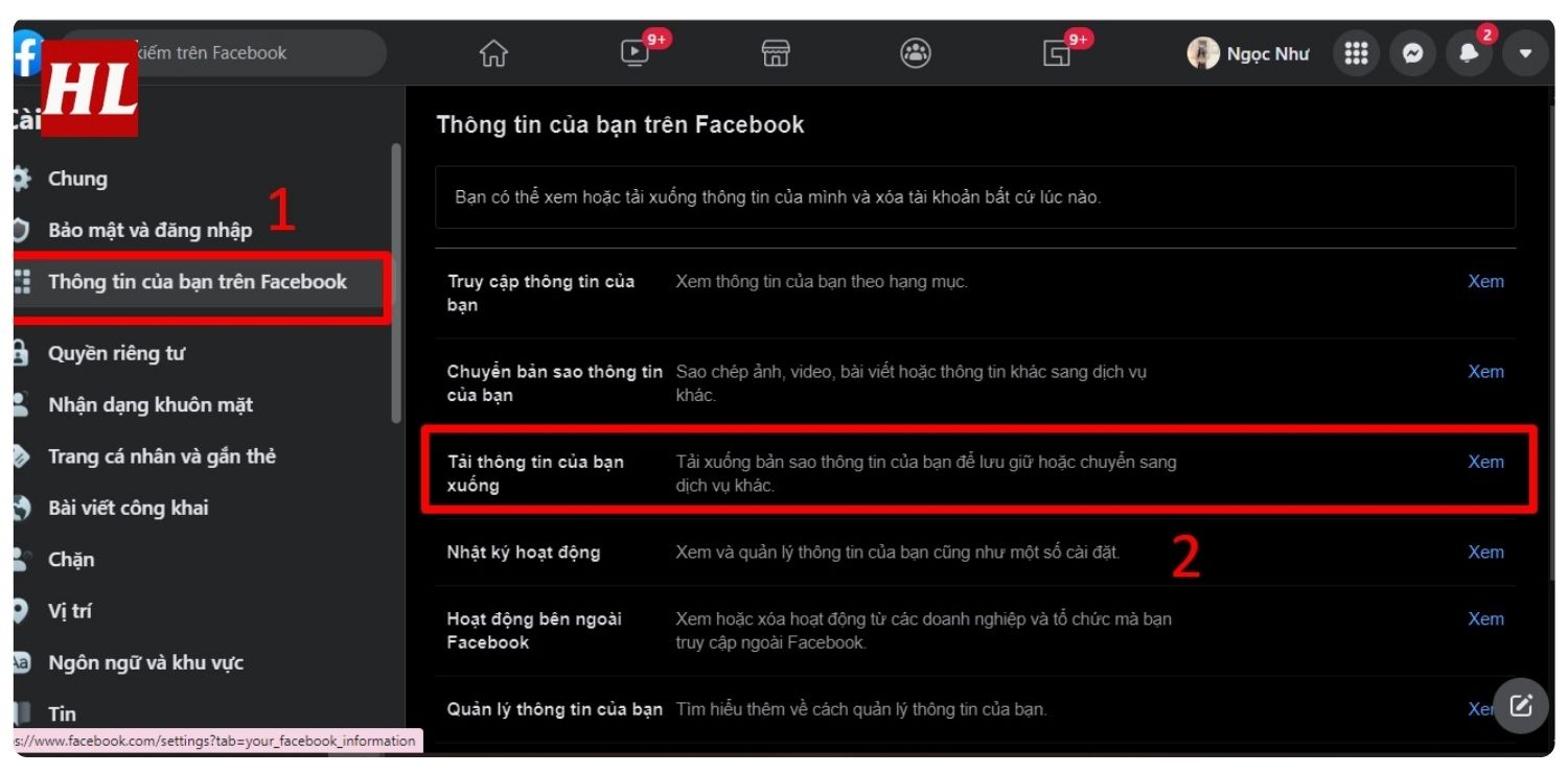 Cách khôi phục tin nhắn Messenger