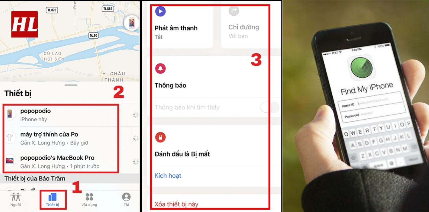 định vị điện thoại