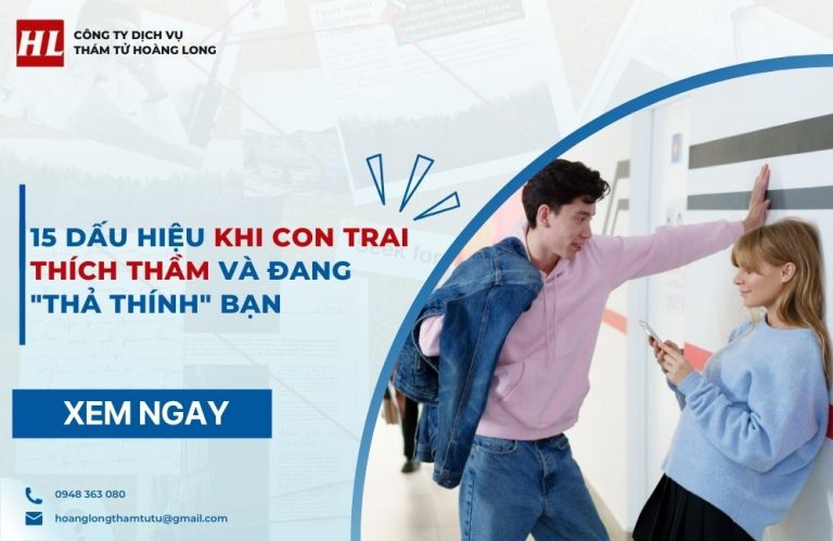 khi con trai thích thầm