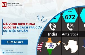 mã vùng điện thoại quốc tế
