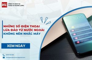 những số điện thoại lừa đảo từ nước ngoài
