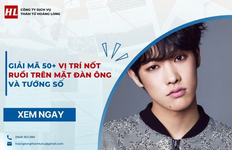 vị trí nốt ruồi trên mặt đàn ông