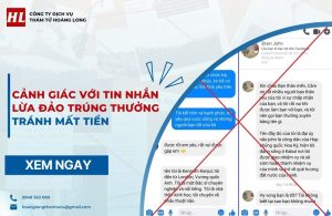 tin nhắn lừa đảo trúng thưởng