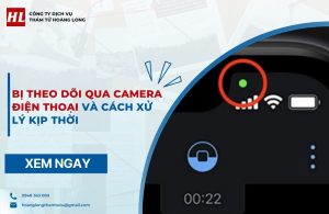 Bị theo dõi qua camera điện thoại