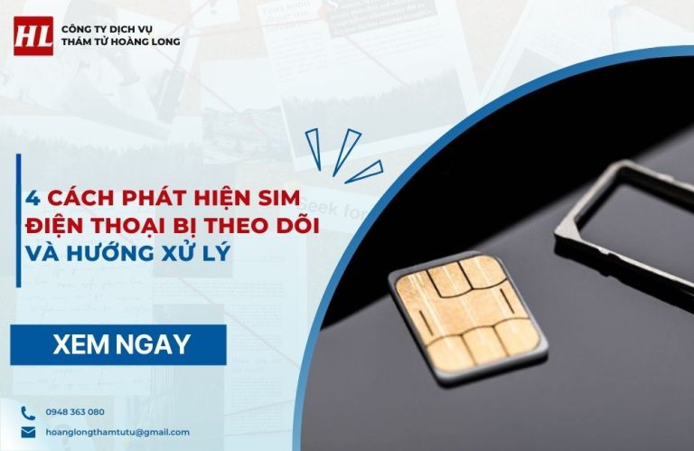 cách phát hiện sim điện thoại bị theo dõi