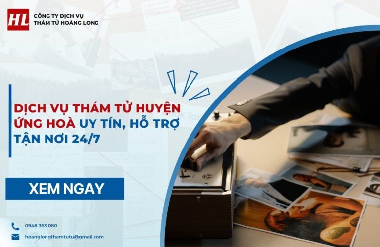 dịch vụ thám tử huyện Ứng Hoà