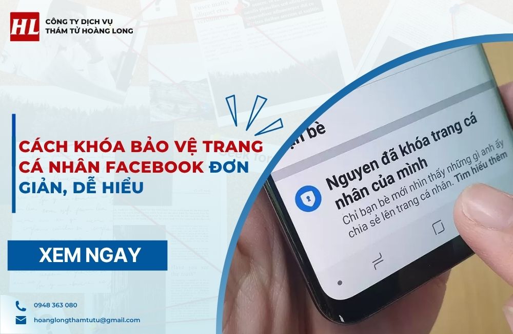 Cách khóa bảo vệ trang cá nhân Facebook