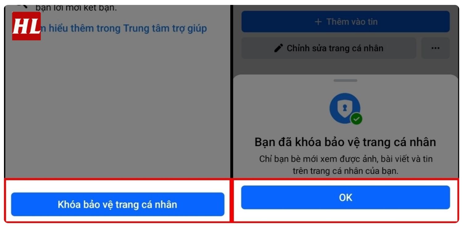 Cách khóa bảo vệ trang cá nhân Facebook