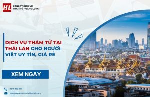 dịch vụ thám tử tại Thái Lan