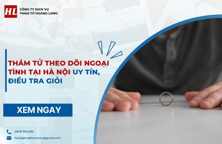 thám tử theo dõi ngoại tình tại Hà Nội