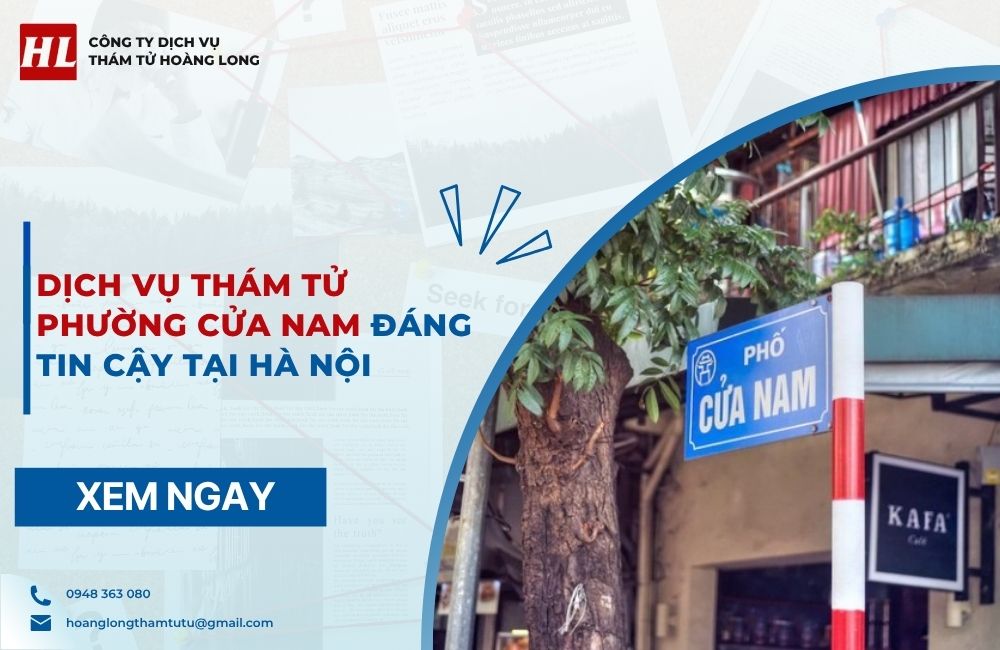 dịch vụ thám tử Phường Cửa Nam