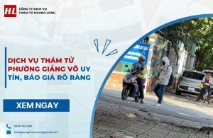 dịch vụ thám tử Phường Giảng Võ
