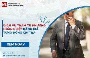 dịch vụ thám tử Phường Hoàng Liệt