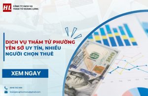 dịch vụ thám tử Phường Yên Sở