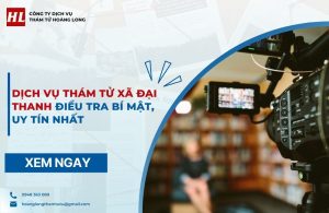 dịch vụ thám tử Xã Đại Thanh