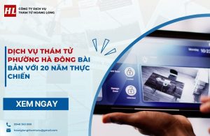 dịch vụ thám tử Phường Hà Đông