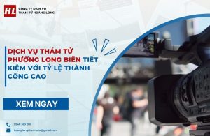 Dịch vụ thám tử Phường Long Biên