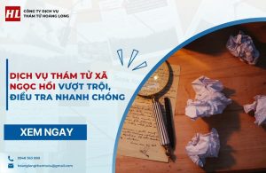 dịch vụ thám tử Xã Ngọc Hồi