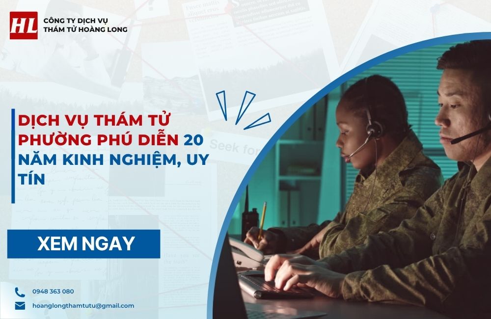 dịch vụ thám tử Phường Phú Diễn