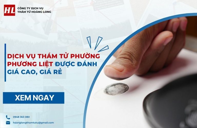 dịch vụ thám tử Phường Phương Liệt