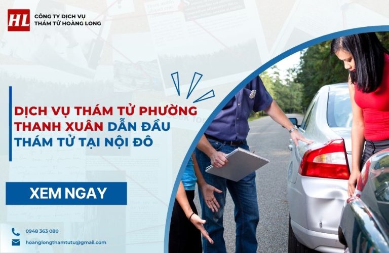 dịch vụ thám tử Phường Thanh Xuân