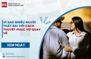 cách thuyết phục vợ quay về