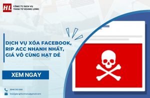 dịch vụ xoá Facebook