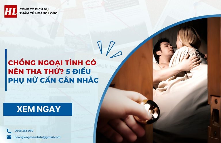 Chồng ngoại tình có nên tha thứ