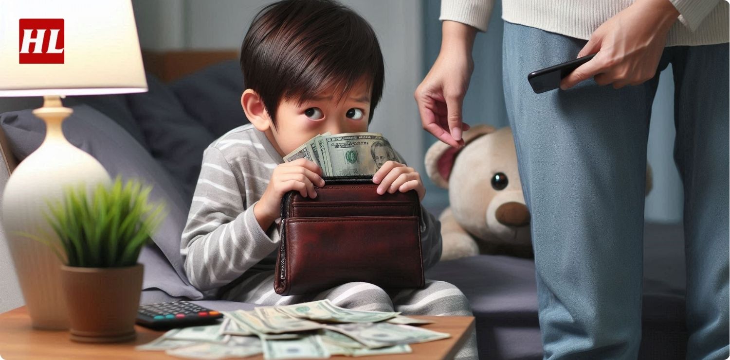 dấu hiệu con nói dối, trộm tiền