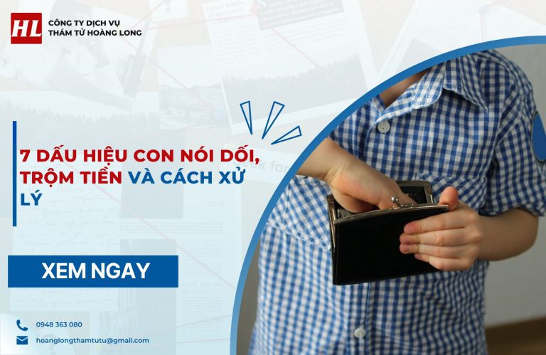 Dấu hiệu con nói dối