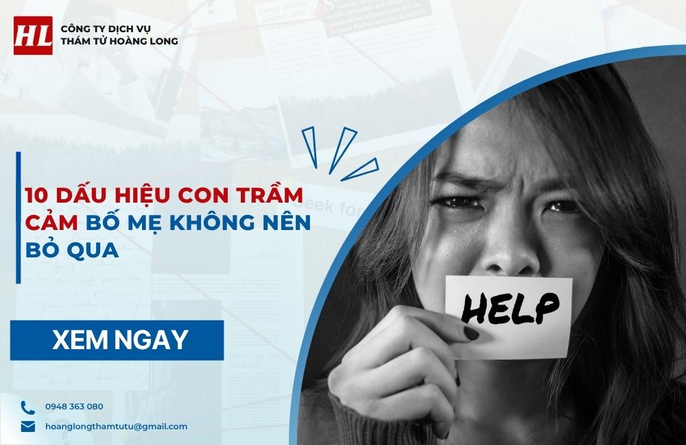 dấu hiệu con trầm cảm