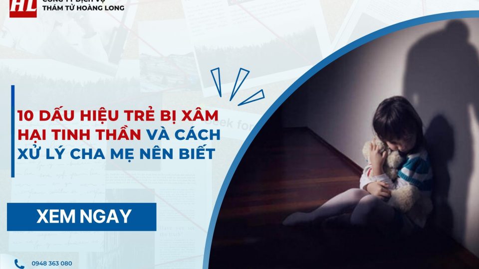 dấu hiệu trẻ bị xâm hại tinh thần