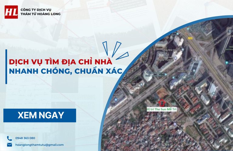 Dịch vụ tìm địa chỉ nhà nhanh chóng