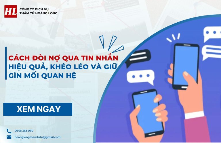 Cách đòi nợ qua tin nhắn