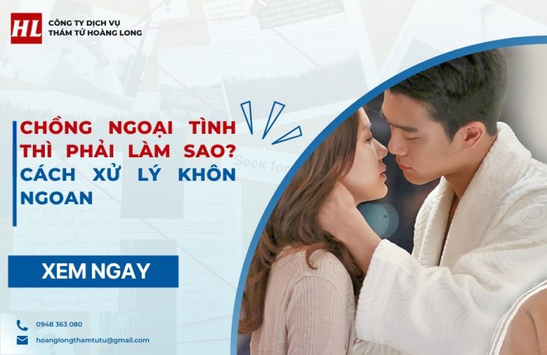Chồng ngoại tình thì phải làm sao